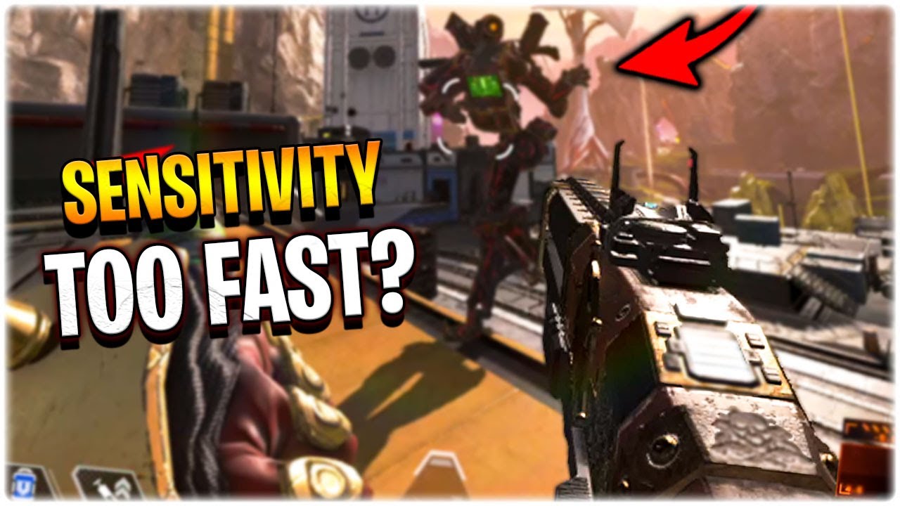 this is why I play on a HIGH SENSITIVITY for Apex.. (Apex Legends Season 9)