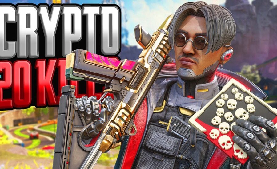 Crypto 21 KILLS in a One Game Apex Legends Gameplay Season 19