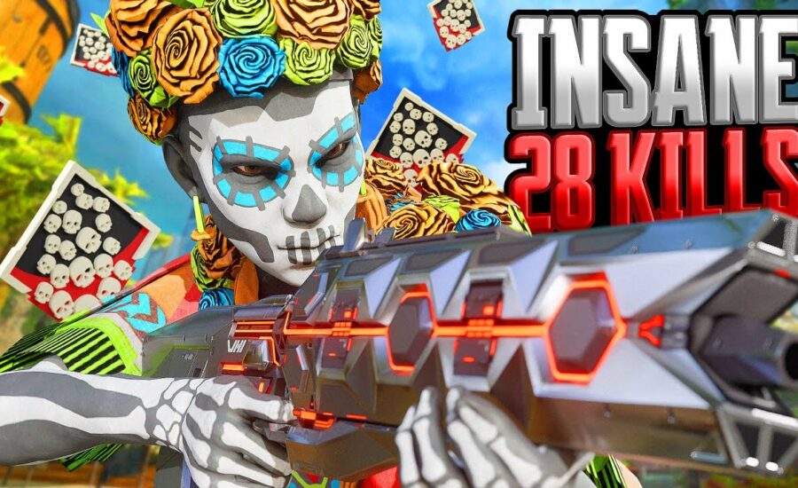 INSANE Bangalore 28 KILLS and 4,743 Damage Apex Legends Gameplay Season 19