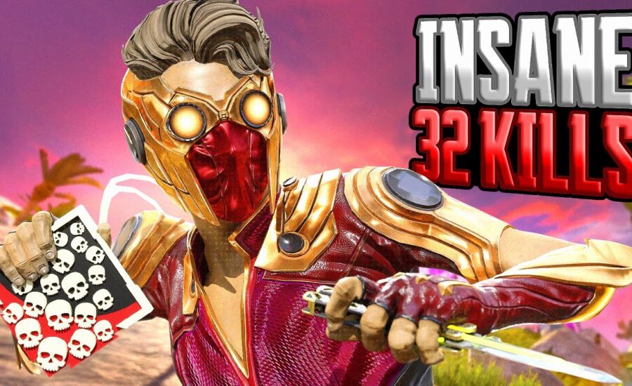 INSANE Octane SOLO and 32 KILLS & 5,760 Damage Apex Legends Gameplay Season 19