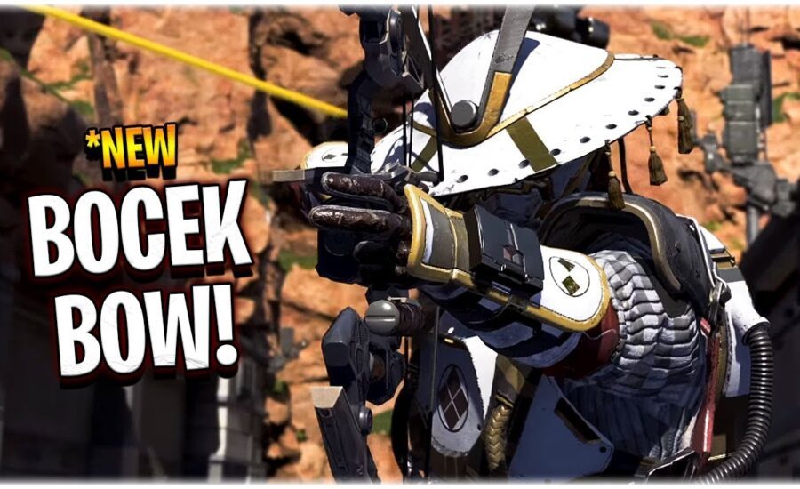 *NEW BOCEK BOW GAMEPLAY!! (Apex Legends Season 9)