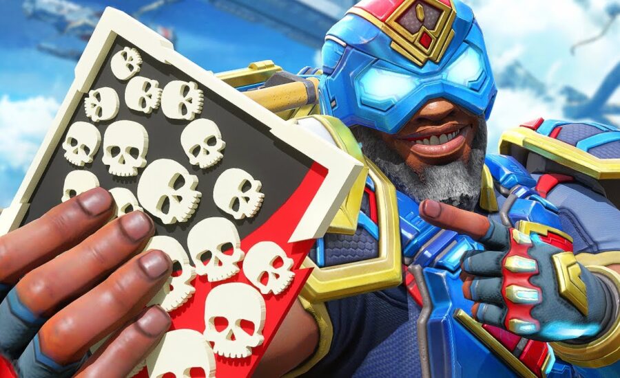 Newcastle 22 KILLS and 4,300 Damage Apex Legends Gameplay Season 19