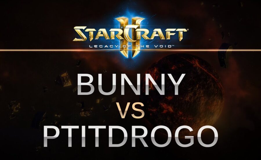 StarCraft 2 - LOTV - Bunny (T) v PtitDrogo (P) on Frozen Temple