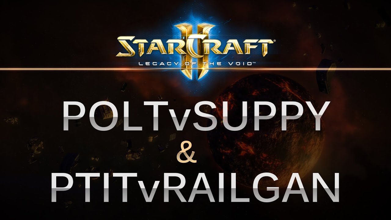 StarCraft 2 - LOTV - Polt (T) v Suppy (Z) & PtitDrogo (P) v Railgan (Z) on DT/Ruins of Endion