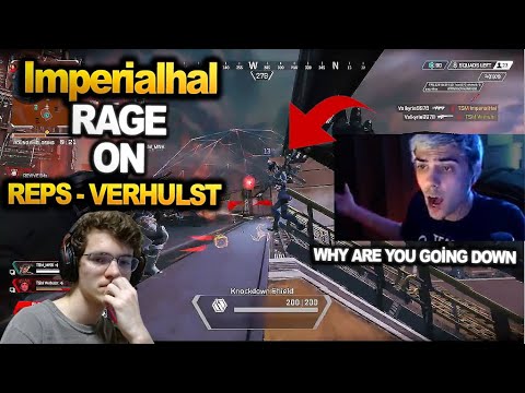 TSM Imperialhal Rages at verhulst & Reps esa tournament!! ( apex legends )