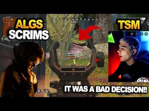 TSM Imperialhal team vs SSG Dropped team in algs scrims.. IT WAS A BAD DECISION!!