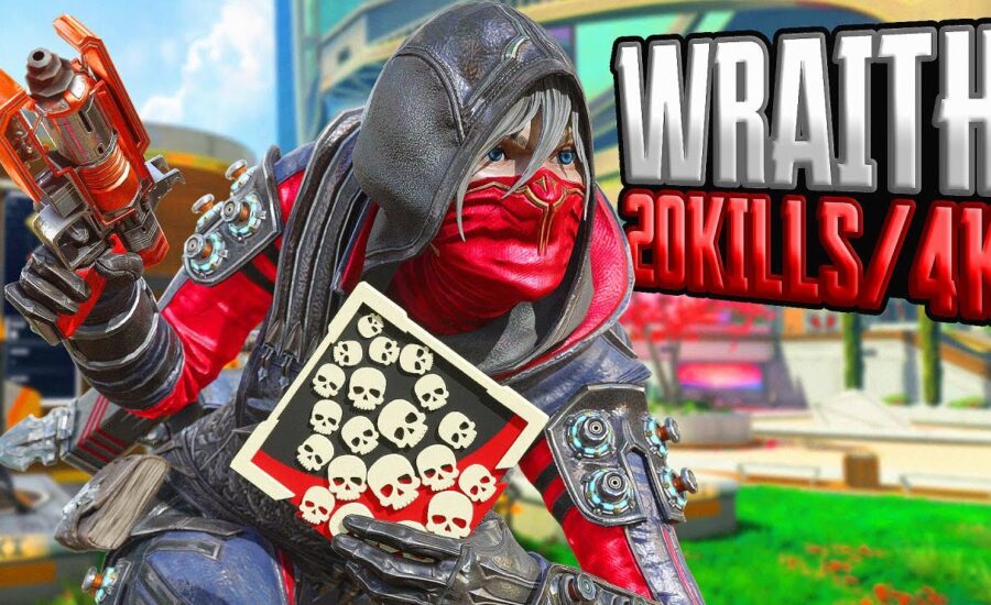 Wraith SOLO and 21 KILLS & 4,274 Damage Apex Legends Gameplay Season 19