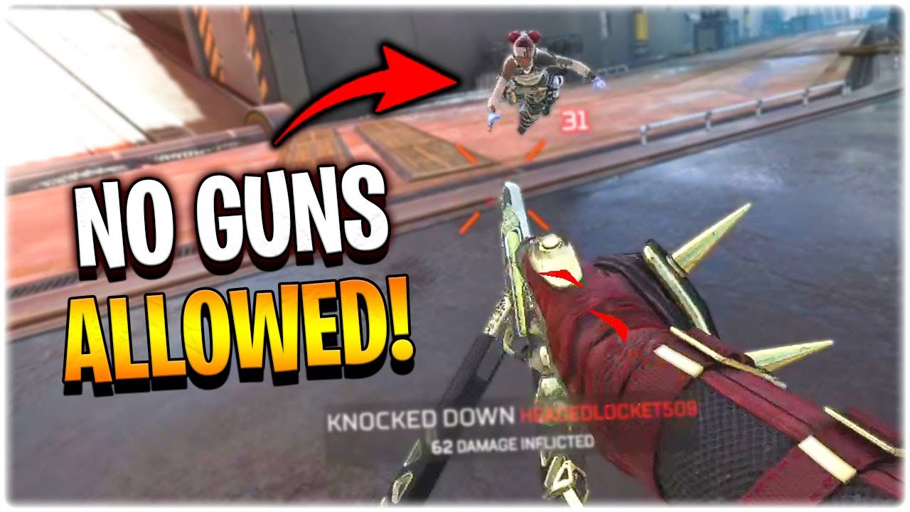 this glitch took my guns.. SO MELEE ONLY CHALLENGE!! (Apex Legends Season 8)