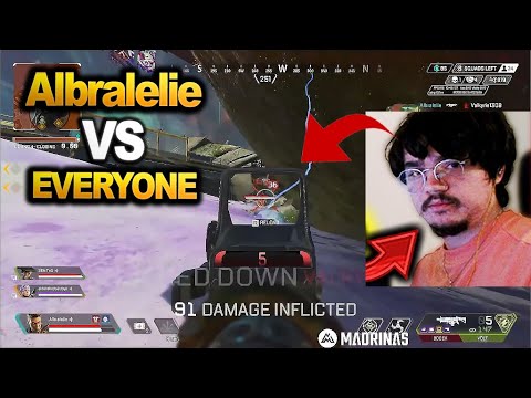 Albralelie fought against everyone in the Oversight tournament!! ( apex legends )