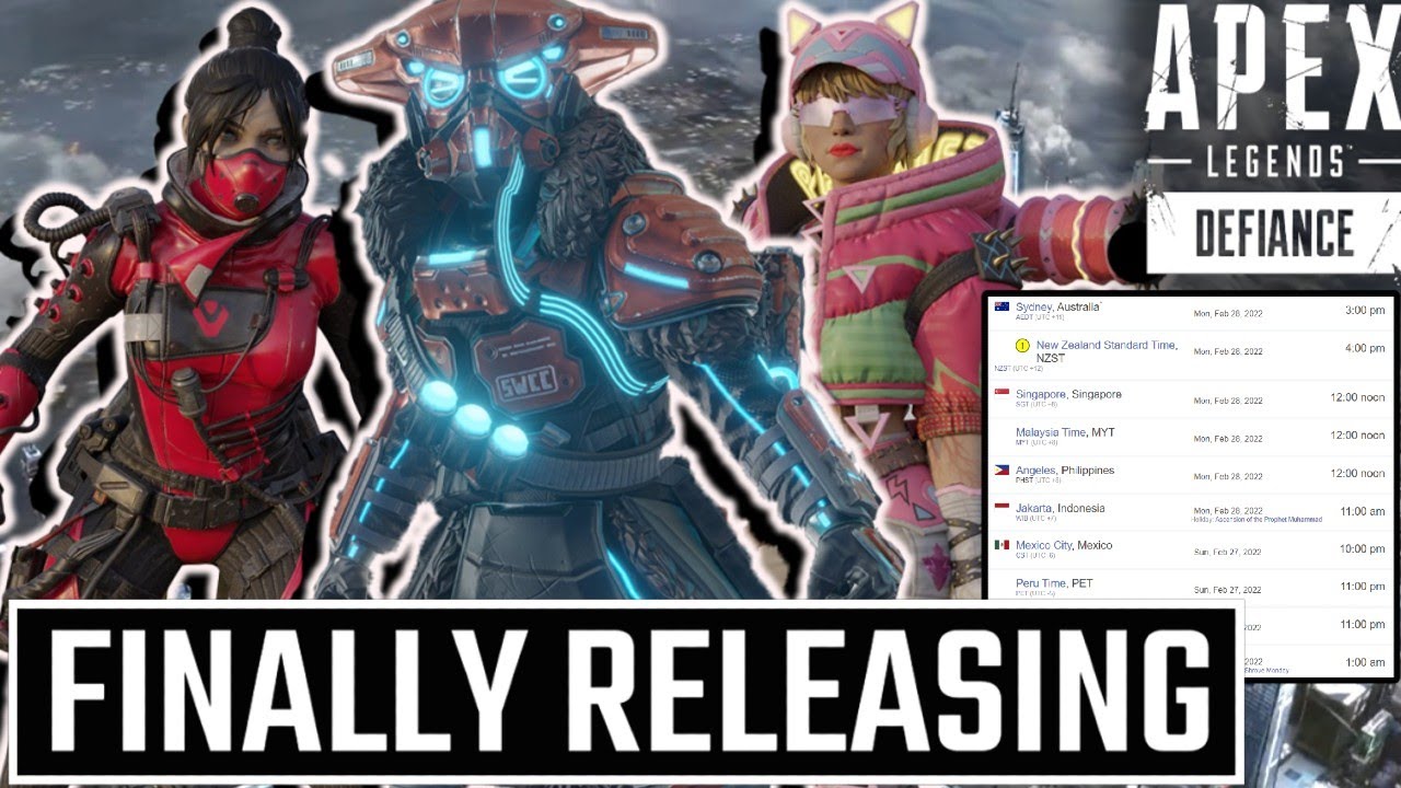 Apex Legends New Event LTM's and Mobile Release Time