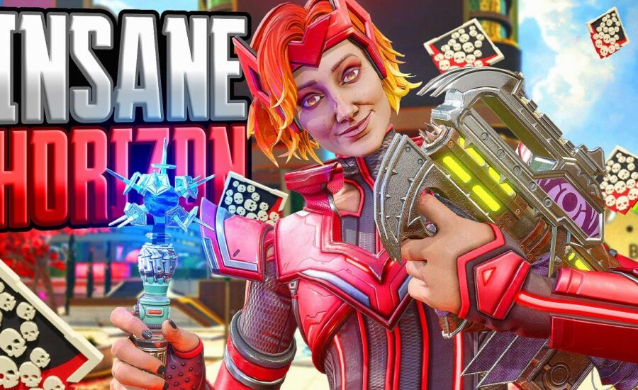 INSANE Horizon 27 KILLS and 5,322 Damage Apex Legends Gameplay Season 19