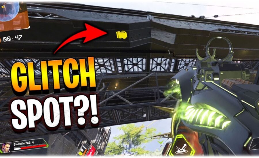 I've NEVER seen someone in this GLITCH SPOT before.. (Apex Legends Season 8)