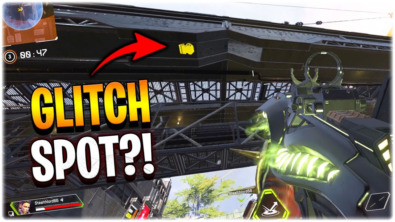 I've NEVER seen someone in this GLITCH SPOT before.. (Apex Legends Season 8)