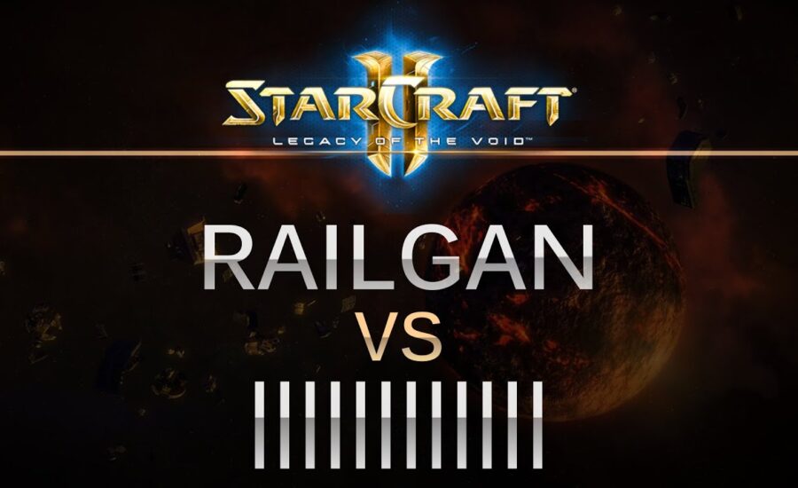 StarCraft 2 -- LOTV -- Railgan (Z) v |||||||||| (P) on Orbital Shipyard