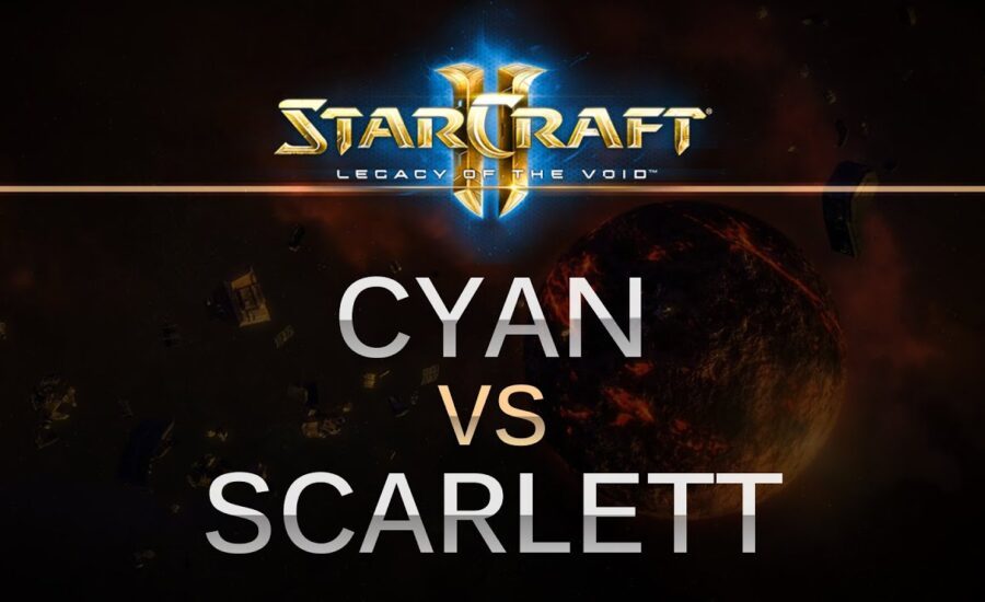 StarCraft 2 - LOTV - cyan (P) v Scarlett (Z) on Frozen Temple