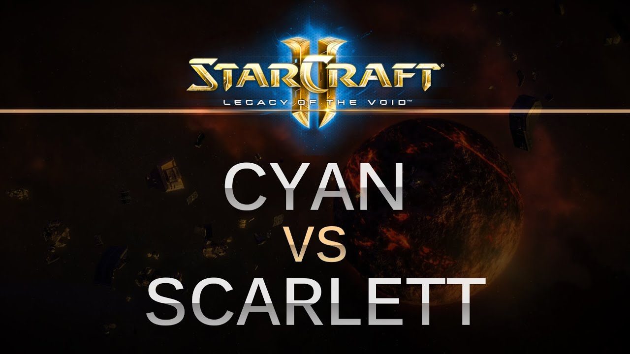 StarCraft 2 - LOTV - cyan (P) v Scarlett (Z) on Frozen Temple