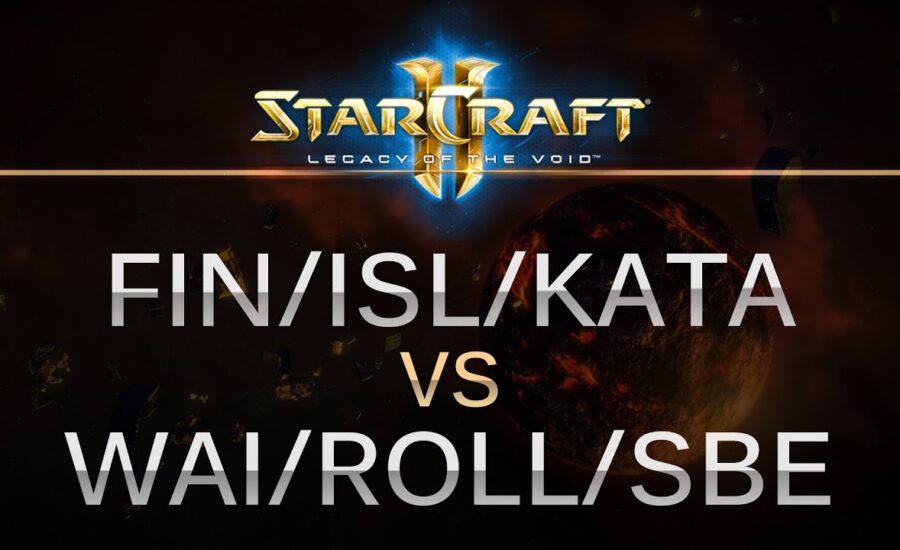 StarCraft 2 - Legacy of the Void - 3v3 Monobattle!