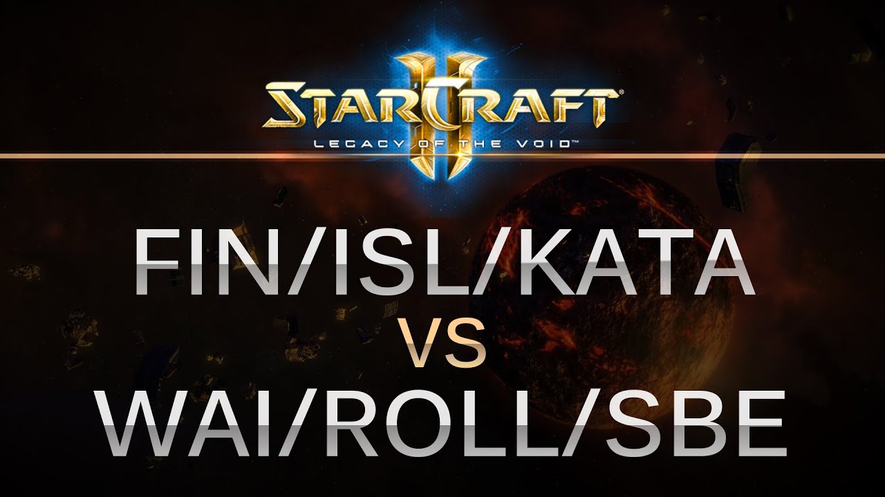 StarCraft 2 - Legacy of the Void - 3v3 Monobattle!