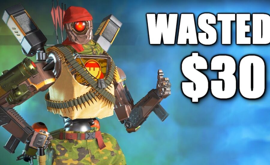 i paid $30 for this skin but pathfinder is still a JOKE in apex legends
