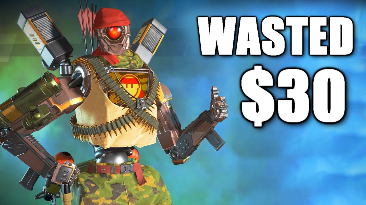 i paid $30 for this skin but pathfinder is still a JOKE in apex legends