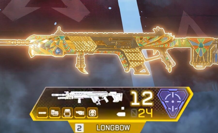 i'm literally a GOD with this golden longbow in apex legends..