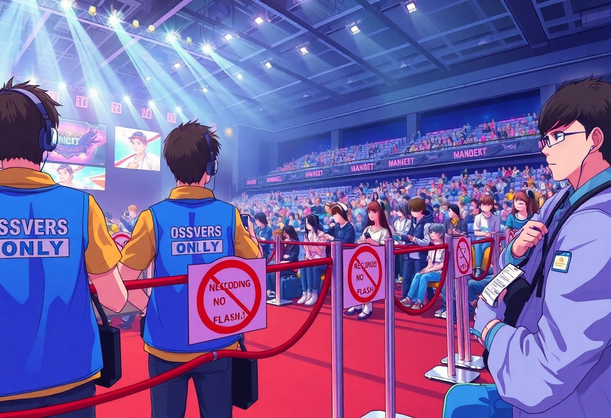 observer and spectator rules during competitive matches yce