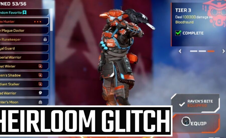 Apex Legends New Heirloom Skin Glitch