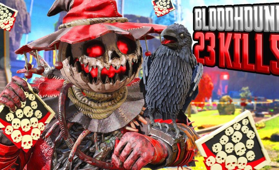 Bloodhound 23 KILLS and 4,900 Damage Apex Legends Gameplay Season 19
