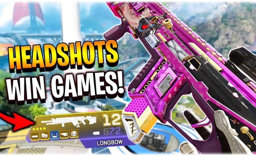 I ONLY used a Longbow for the entire game.. (Apex Legends season 8)