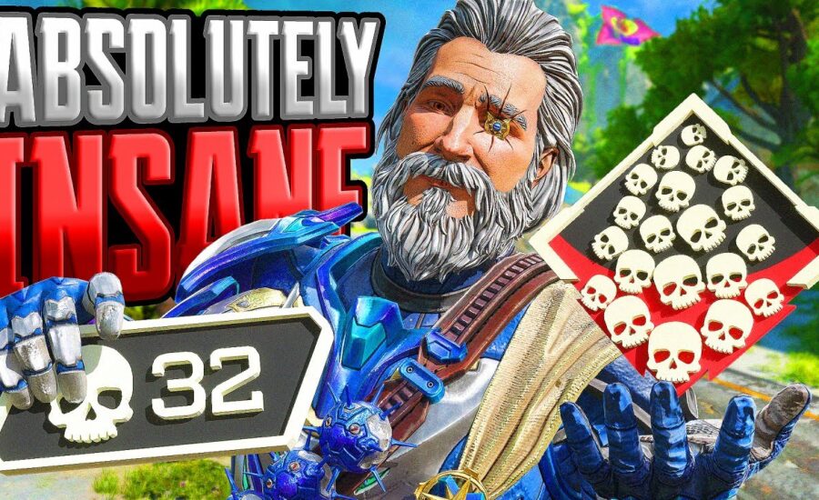 INSANE Fuse 32 KILLS and 6,989 Damage Apex Legends Gameplay Season 19