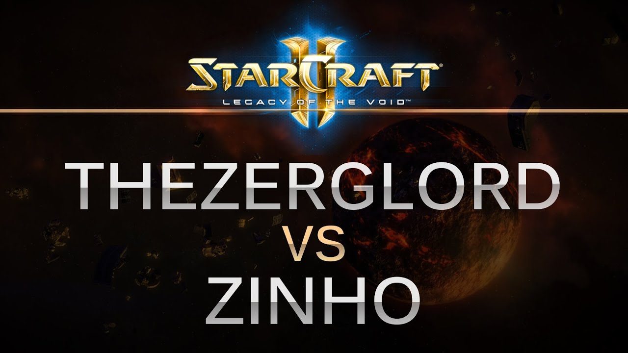 SC2 -- LOTV -- TheZergLord (Z) v Zinho (P) on Dusk Towers w/Hartless!