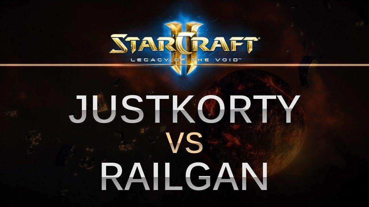 StarCraft 2 -- LOTV -- JustKorty (T) v Railgan (Z) on Dusk Towers