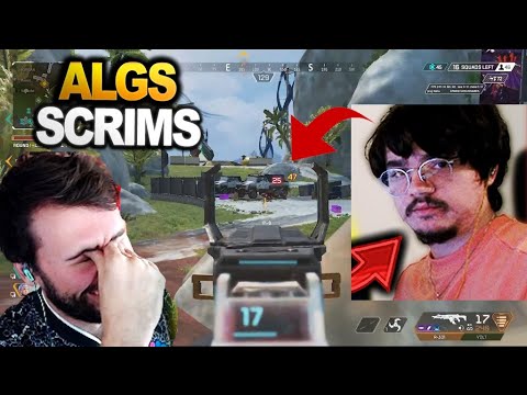 Team Albralelie wiped so fast in algs scrims!! Snip3down watching who wins with their his wife!!