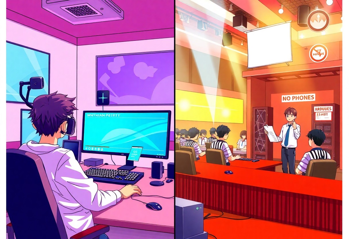 online vs lan esports rule enforcement yyu