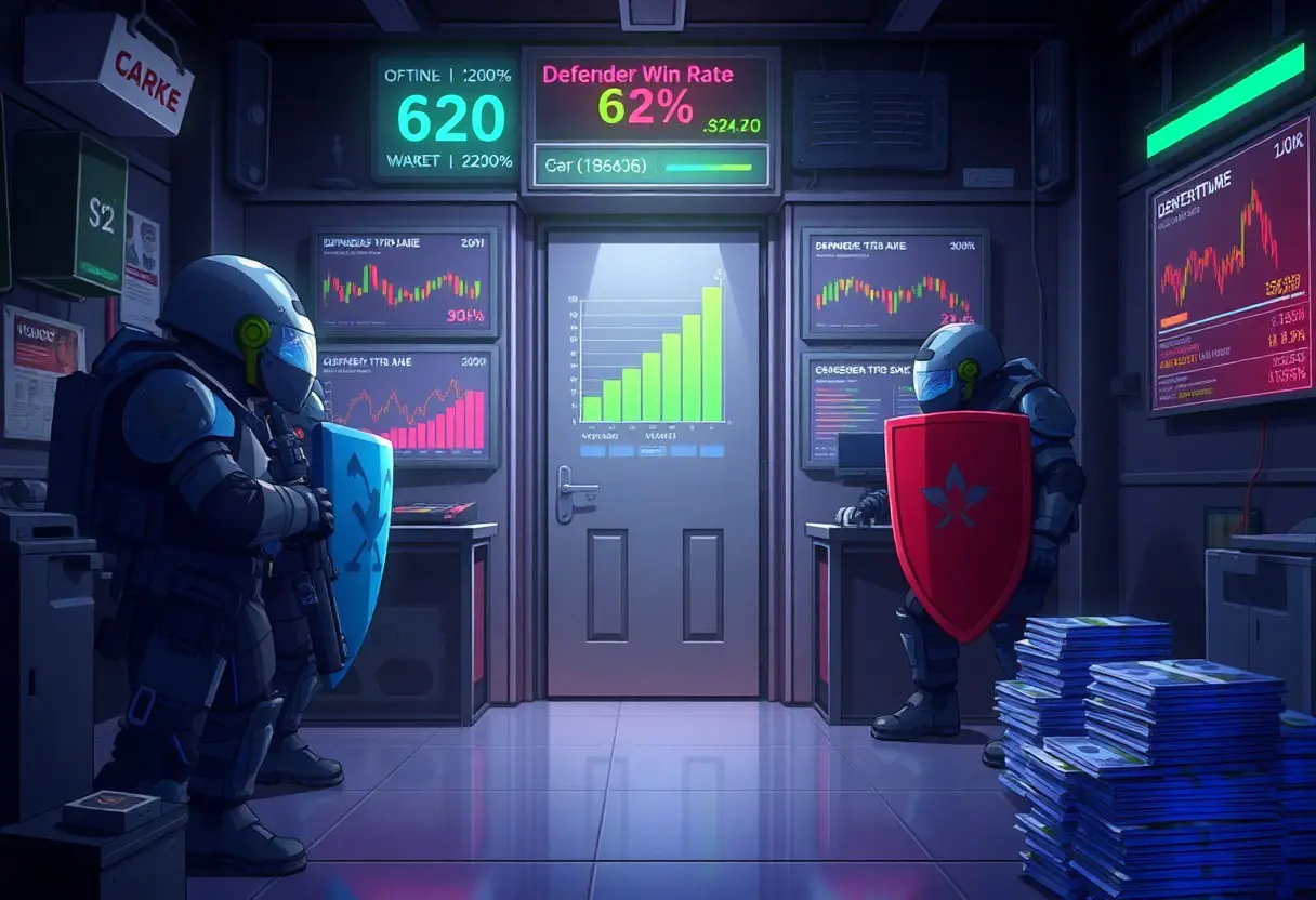 Rainbow Six defensive win rate bias in markets