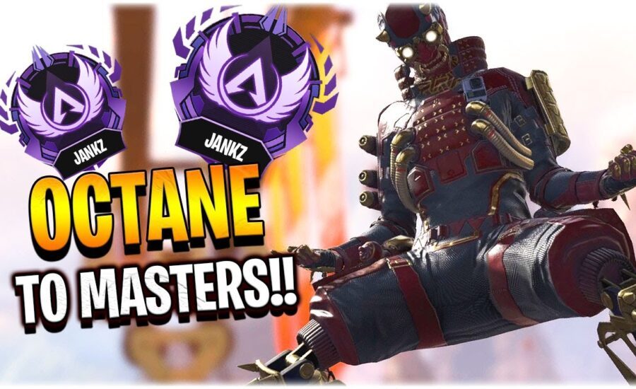reaching MASTERS with OCTANE ONLY!! (Apex Legends Season 8)