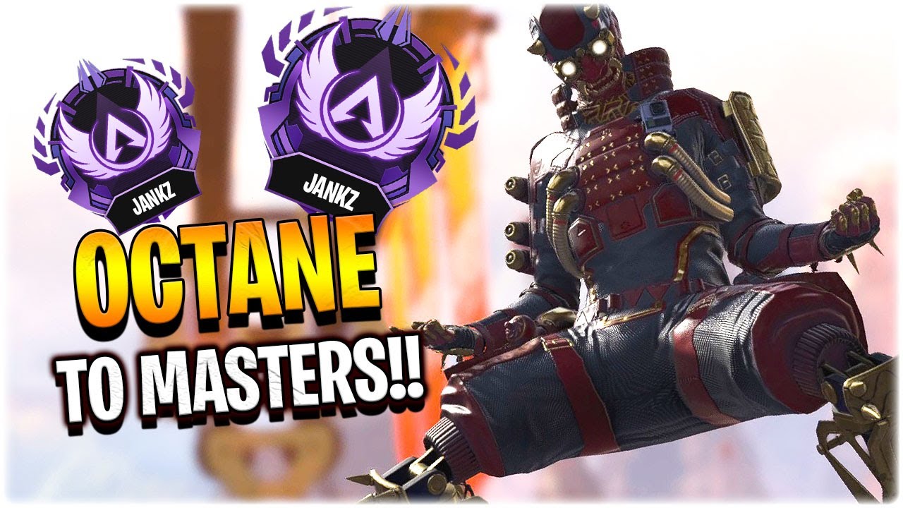 reaching MASTERS with OCTANE ONLY!! (Apex Legends Season 8)