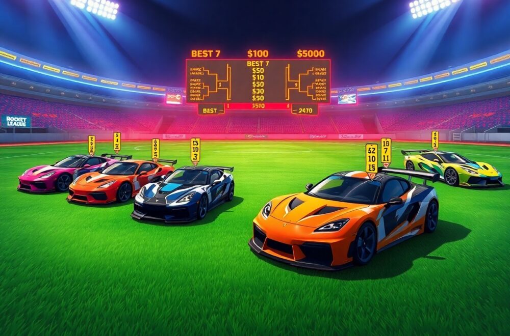 Rocket League best of seven pricing structures