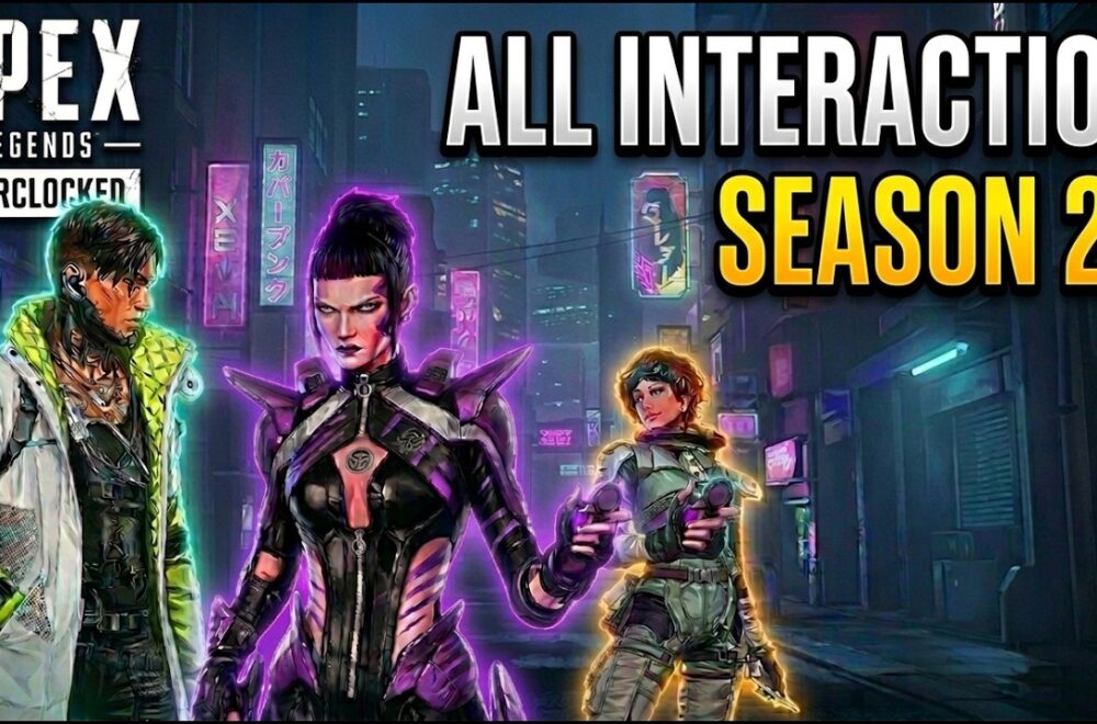 Apex Legends Season 29 All Interactions Voice Lines