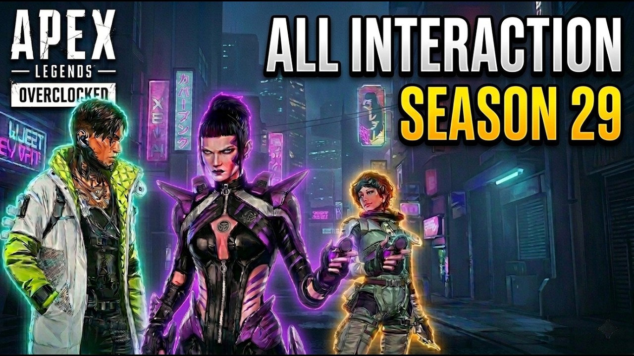Apex Legends Season 29 All Interactions Voice Lines