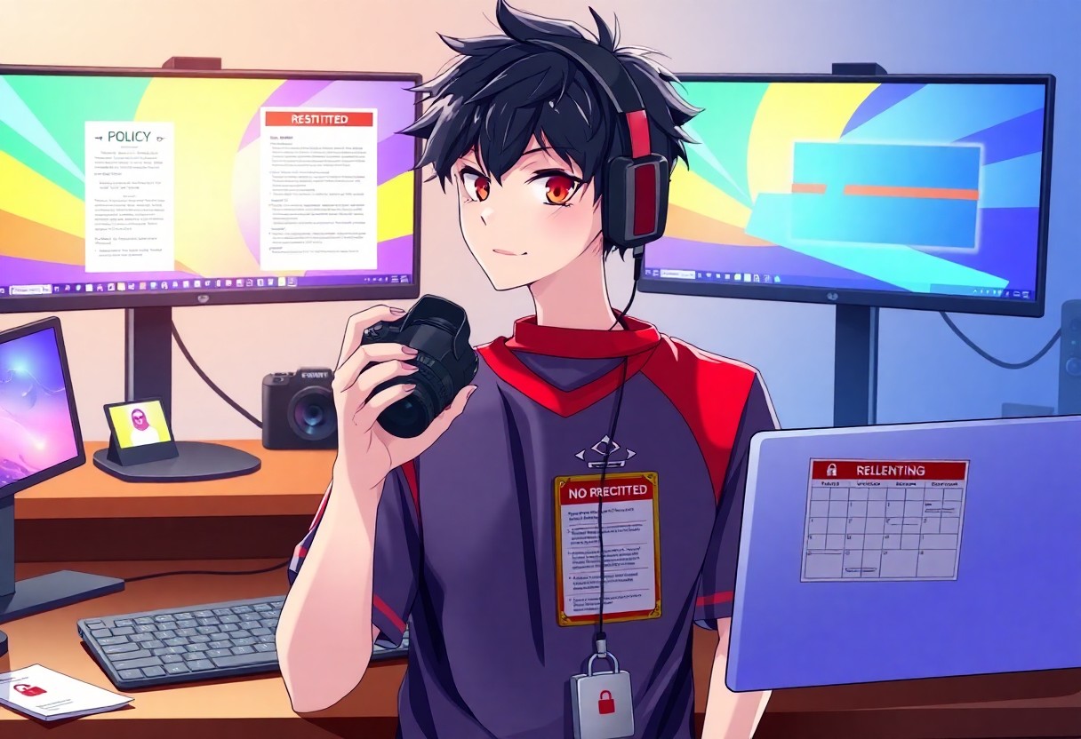 content creation restrictions for esports professionals