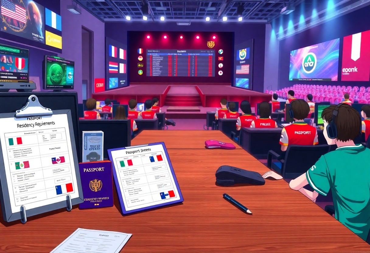 nationality and residency requirements in esports leagues dqm