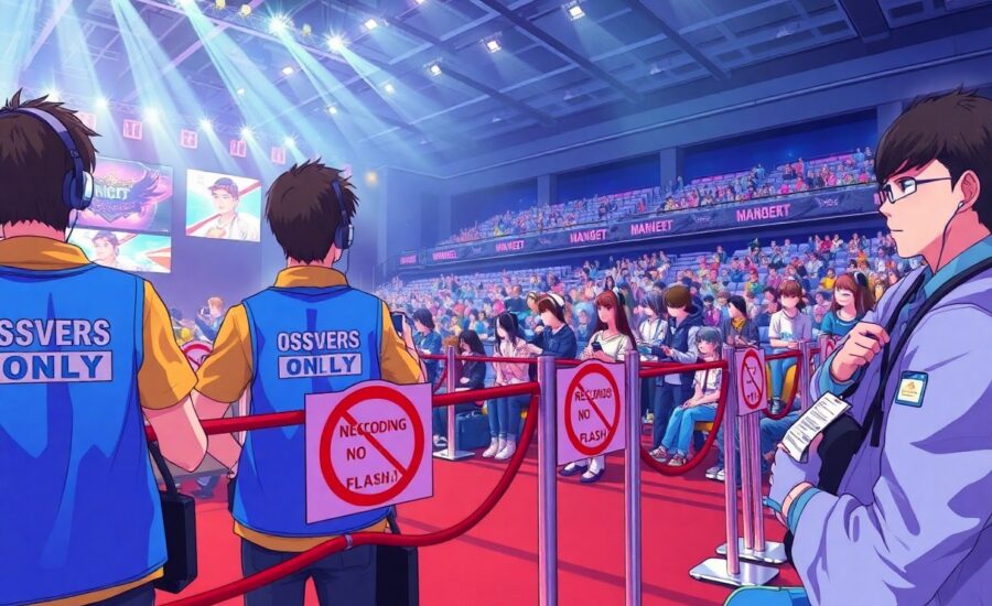 observer and spectator rules during competitive matches yce