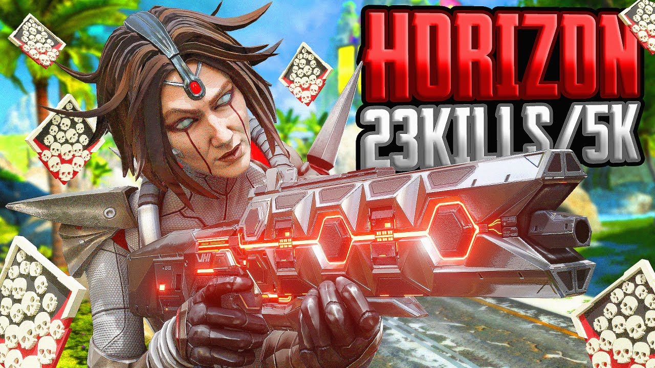 AMAZING Horizon 23 KILLS and 5,700 Damage Apex Legends Gameplay Season 19