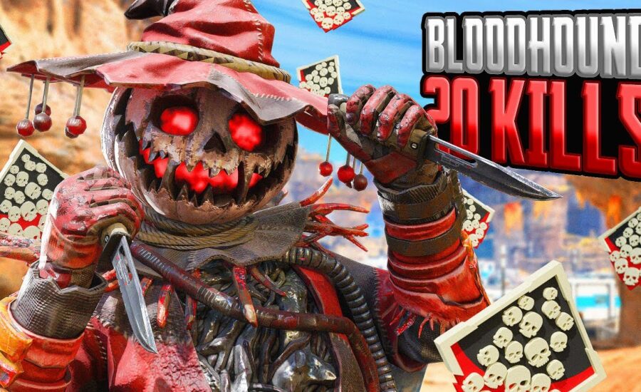 Bloodhound 20 KILLS in a one GAME Apex Legends Gameplay Season 19