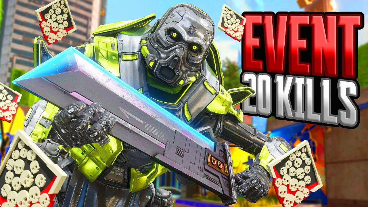 Caustic 20 KILLS SWORD Event Apex Legends Gameplay Season 19