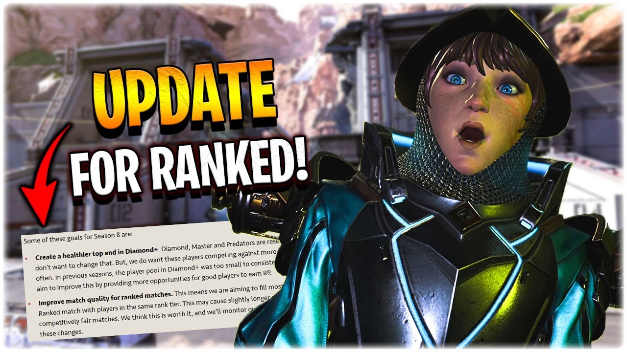 HUGE update to RANKED making it 100x BETTER!! (Apex Legends Season 8)