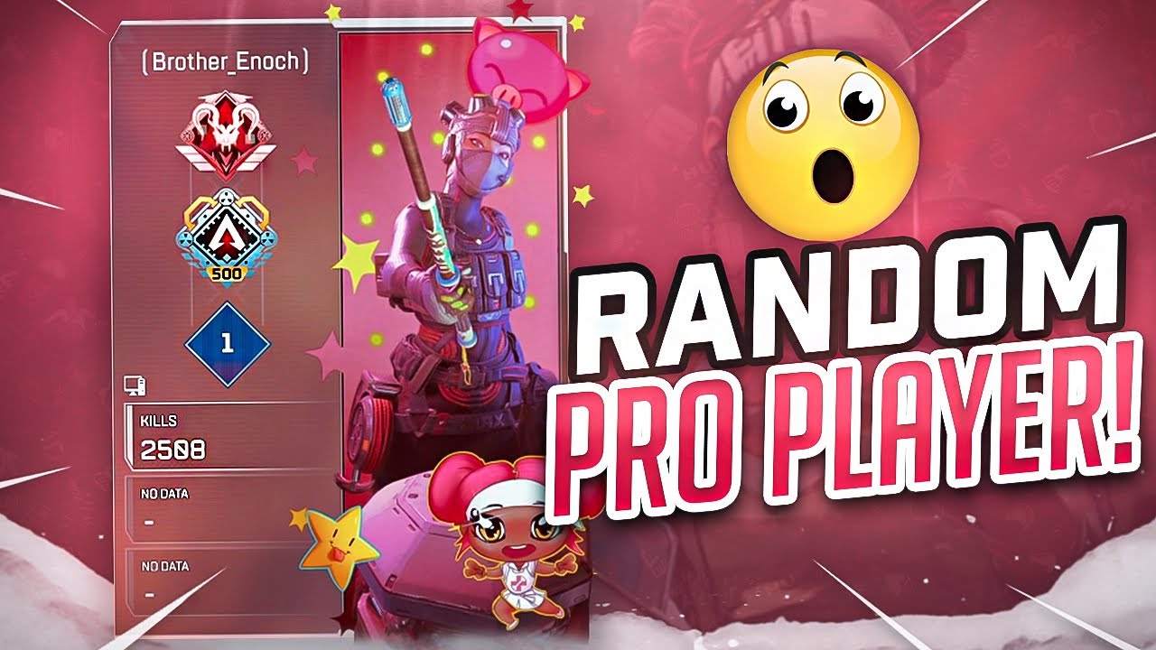 My RANDOM Was a PRO PLAYER! (Apex Legends)