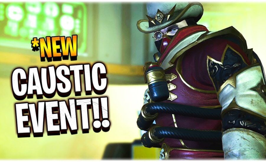 *NEW FIRST LOOK AT THE CAUSTIC EVENT!! (Apex Legends Chaos Theory Event)