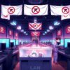 Communication device restrictions during LAN tournaments